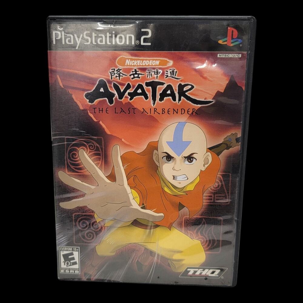 Avatar The Last Airbender Sony PlayStation 2 PS2 Game Black Label THQ Nick 2006